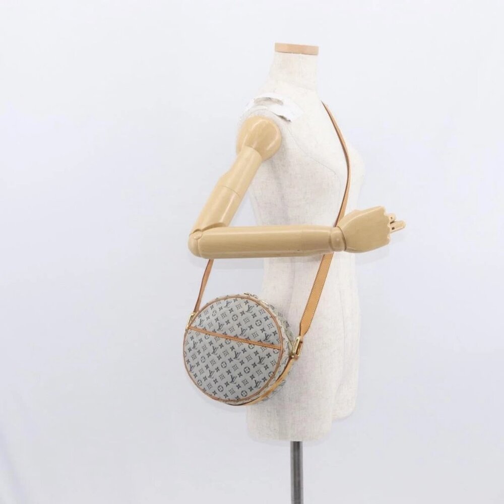 LOUIS VUITTON Monogram Mini Jeanne GM Shoulder Bag Blue M92000 LV Auth BA9185